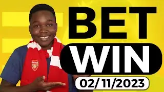 FOOTBALL PREDICTIONS TODAY 02/11/2023 SOCCER PREDICTIONS TODAY | BETTING TIPS, 