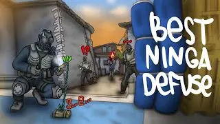 Best ninja DEFUSE saved my game - CS:GO