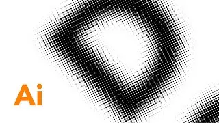 Halftone Text Effect | Illustrator Tutorial
