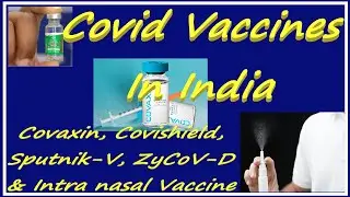 Covid Vaccines in India Telugu || Covishield || Covaxin || Intranasal Vaccine || sputnik vaccine