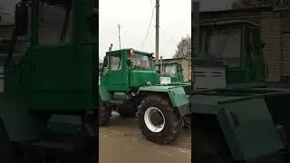 Трактор Т-150К после капремонта (Работа пахотной навески)