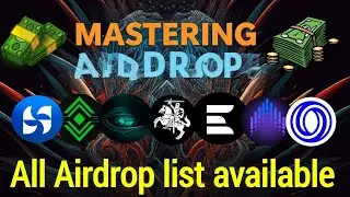 Mastering Airdrop Strategies: A Step-by-Step Guide | potential Airdrop list | all depin airdrops