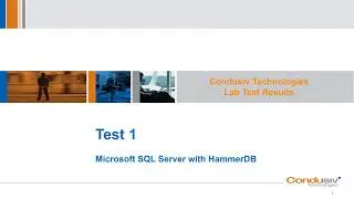 1.  HammerDB SQL V locity