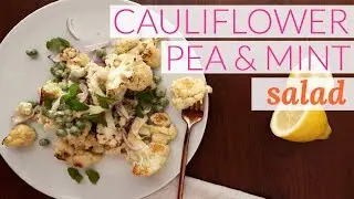 Roasted Cauliflower Salad with Lemon Tahini Dressing