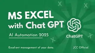 AI Masterclass: Excel with ChatGPT in 2025 – Master Data Analysis & Automation! 