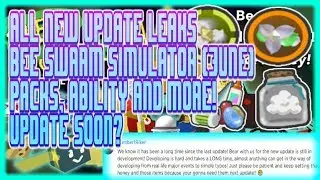 BEE SWARM SIMULATOR NEW UPDATE LEAKS - NEW PACKS - ABILITY - MATERIALS & MORE - UPDATE SOON - Roblox