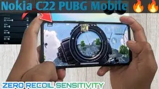 Nokia C22 ki PUBG Mobile Sensitivity Setting 🔥 Nokia C22 PUBG Mobile Sensitivity 🔥 0 Recoil scope