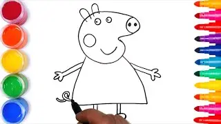 How to Draw Peppa Pig - Step by Step Video Lesson