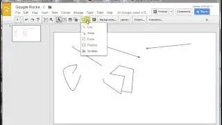 Google Presentations   Insert Lines
