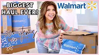 *HUGE* WALMART TRY-ON HAUL😱 50+ ITEMS! My BIGGEST Haul Ever! Walmart New Arrivals 2024 