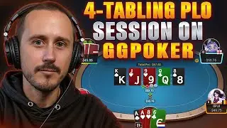 4-Tabling PLO Session on GGPoker 
