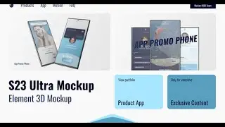 Smartphone 3D Mockup App Promo | After Effects template - Envato elements
