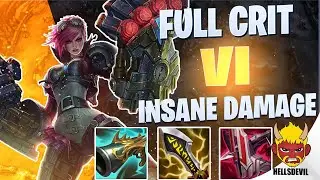 WILD RIFT | FULL CRIT VI = INSANE DAMAGE | Challenger Vi Gameplay | Guide & Build