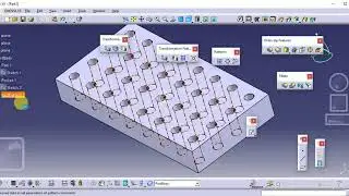 Rectangular Pattern Command CATIA V5