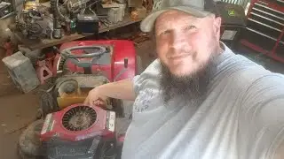 Getting the 96' 17hp Briggs I/C opposed twin idling on it's own.