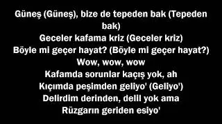 Ati242  GÜNEŞ ft Şehinşah Lyrics Sözleri