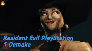Resident Evil PlayStation 1 Demake🔥🔥🔥