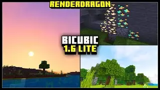 SHADER LITE Tapi Ada GLOWING ORE - BICUBIC 1.6 LITE MCPE 1.19 RENDERDRAGON!