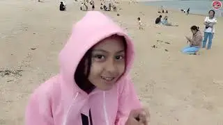 Suasana Sore di Pantai Kuta Mandalika - Ada Pelangi 🌈