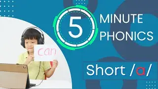5 MINUTE PHONICS SHORT /A/ Blending, Sounding Out, Segmenting,  LEARN TO READ IN 5 MINUTES A DAY