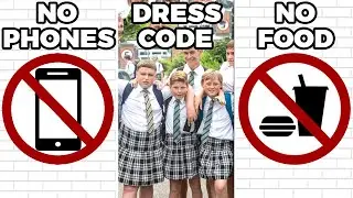 The STUPIDEST School Rules..