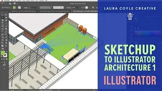 SketchUp to Illustrator Pt. 1 - Using the Magic Wand to Edit