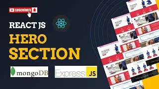 Hero Section Design in React JS | Build Beautiful UI in React 2025