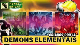 Tibia - Demons Elementais Criados por Inteligência Artificial | Veja o Resultado
