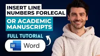 How to Insert Line Numbers for Legal or Academic Manuscripts in Word [2026 Full Guide]