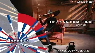 TOP 3 x NF's | EUROVISION 2020