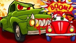 ХИЩНЫЕ МАШИНЫ 2 игра как мульки для детей про красную машинку