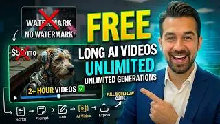 Generate Long AI Videos Free — No Watermark | Unlimited | Full Workflow