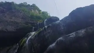Чегемские водопады в начале лета