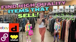 How To Find High Quality Clothing Items At Thrift Stores To Resell On Ebay | Poshmark | Depop