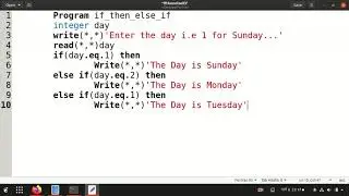 [ForTran 17]if then else if then Statement in ForTran