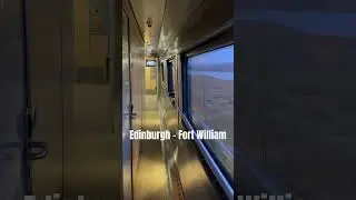 Through the Scottish Highlands aboard Caledonian Sleeper Train 1Y11 0450 Edinburgh - Fort William