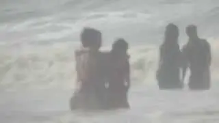 Hot Sea Bath At The Bay Of Bengal....