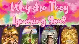 PICK A CARD ❤️‍🩹 Why Are They Ignoring You? ☎️ | Half Magic Tarot
