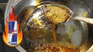 What happens if you boil Red Bull?