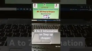 what is step up chopper? Working and relation of input and output voltage |Applications