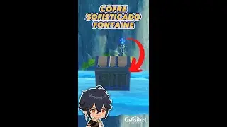 Ubicacion Cofre Sofisticado en Fontaine - Genshin Impact #shorts