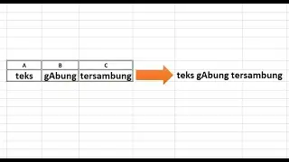 Cara menggabungkan teks dari dua sel atau lebih pada Excel