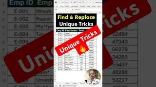 Unique Trick 🔥 Find and Replace | Remove Asterisk in One Click | Find and Replace in Excel 