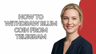 HOW TO WITHDRAW BLUM COIN FROM TELEGRAM - Julia'sTutorials