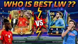 LETS END THE CONFUSION || NICO WILLIAMS VS KVARATSKHELIA || BEST LW FOR H2H - FC MOBILE‼️
