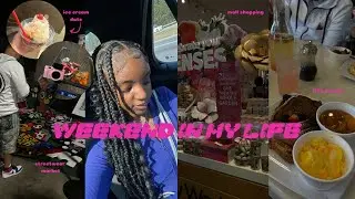 WEEKEND IN MY LIFE | basketball game, brunch, streetwear market, cookout, & more | London Kiersten