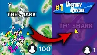 I Got 100 FANS to Compete by ONLY Landing at THE SHARK!