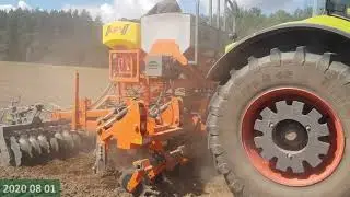 RSL-4.5 Strip-Till Rapeseed/Oilseed sowing, Laumetris (RSL-4.5 Rapso Sėja)