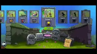 Plants vs Zombies: Adventure 1 (pool) level 6, 7 | Almira Play Games