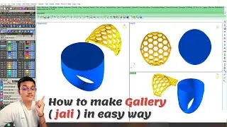 How to make Gallery (Jali) in easy way || गैलरी (जाली) को आसान तरीके से कैसे बनाये ? | Ring Gallery
